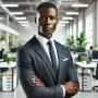 DALL·E-2024-07-11-08.51.43-A-professional-African-man-in-his-40s-with-short-hair-wearing-a-smart-business-suit-standing-confidently-in-a-modern-office-setting.-The-background-90x90